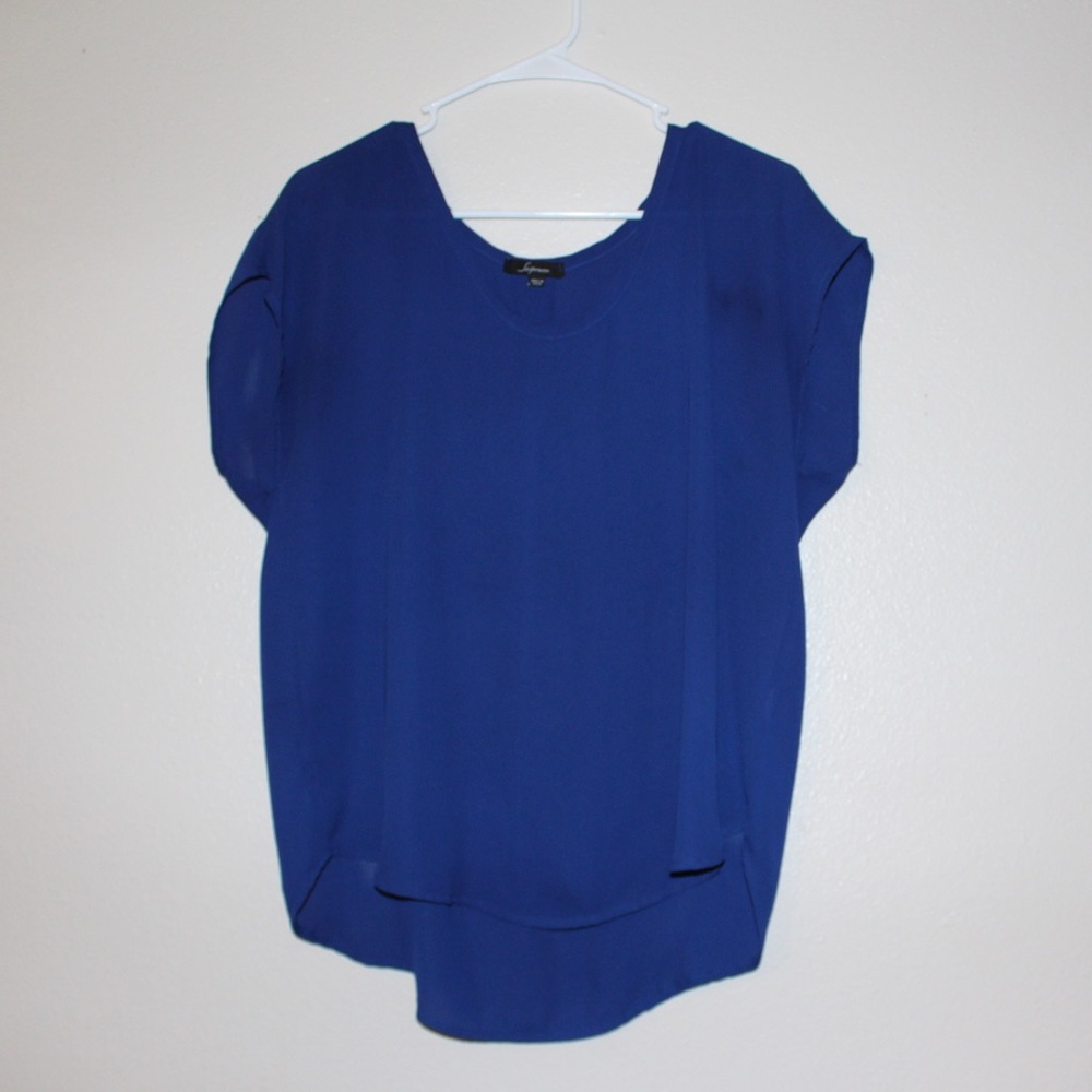 Royal blue top